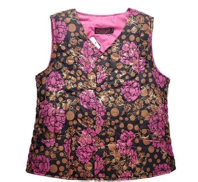 秋冬暖心选择 中老年女士加大加肥羽绒马甲背心全攻略